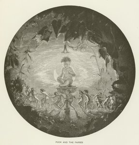 Puck and the Fairies by Arthur Hughes