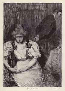 When She is Alone by Arthur Lajos Halmi
