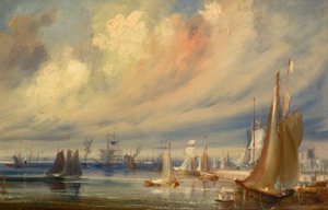 Dundee Docks from the Patent Slip by Arthur Lee