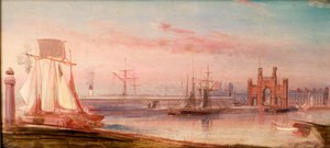 Earl Grey Dock, with Ship 