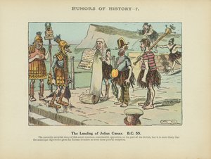 The Landing of Julius Caesar, B.C. 55 by Arthur Moreland