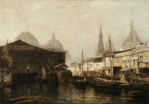 North River Pierhead, 1877
