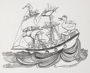 A Ship Crewed by Mice and Captained by a Duck.