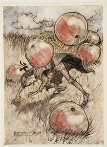 Apples Came Tumbling about my Ears, from Gulliver