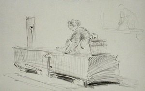 At the Pump by Arthur Rackham