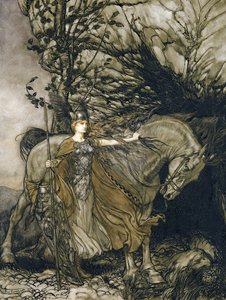 Brunnhilde by Arthur Rackham