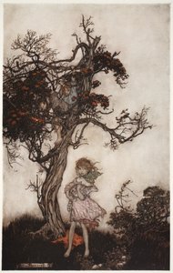His children were as ragged and wild as if they belonged to nobody., from Rip Van Winkle by Washington Irving, pub. 1910 by Arthur Rackham