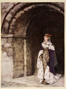 How Dame Lionesse Came Forth Arrayed Like a Princess, Illustration from 