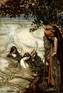 Illustration from Siegfried and the Twilight of the Gods by Arthur Rackham