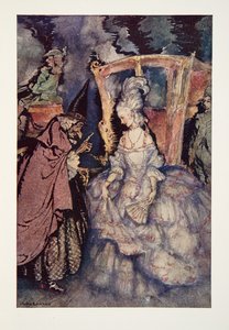 Now, Cinderella, you may go; but remember..., from The Arthur Rackham Fairy Book