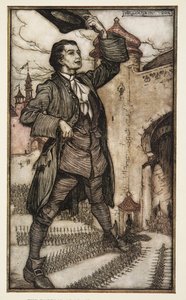 The Emperor of Lilliput Reviews His Troops, from Gulliver