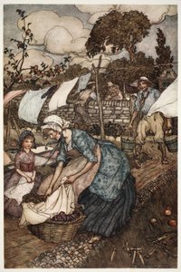 The women of the village used to employ him to do such little odd jobs as their less obliging husbands would not do for them, from Rip Van Winkle by Washington Irving