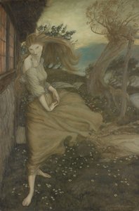 Undine at the Window by Arthur Rackham
