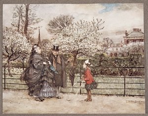 When You Meet Grown Up People in the Gardens Who Puff and Blow as If They Thought Themselves Bigger Than They Are, from Peter Pan in Kensington Gardens by J. M. Barrie, pub. 1906