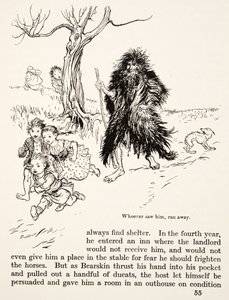 Whoever Saw Him Ran Away, from Little Brother & Little Sister and Other Tales by the Brothers Grimm, pub.1917