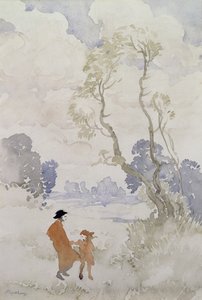 Windy Day by Arthur Rackham