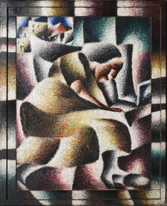 A Woman Reading, 1920 by Arthur Segal