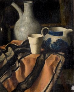 Still Life on Striped Cloth