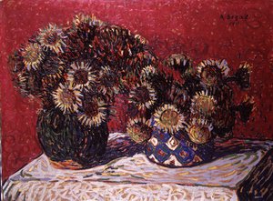 Two Vases of Flowers