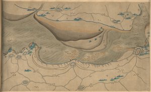 Map of Qiantang River and Hangzhou Bay by Arthur W. Hummel