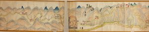 Map of Wei River to Shu Dao