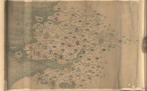 Pictorial Map of Zhejiang Province by Arthur W. Hummel