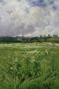 Haymaking by Arthur Walker Redgate