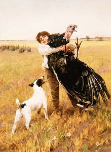 Got Him! by Arthur Wardle