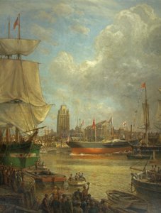 The Launch of the Great Western in 1837