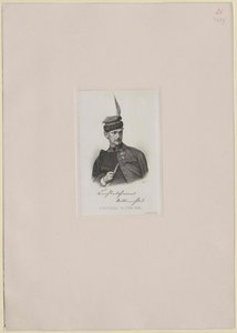 Anton Baron Bechtolsheim-Mauchenheim (print) by Artist Unknown