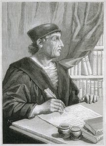 Antonio de Nebrija (1441-1522). English humanist and grammarian (engraving)