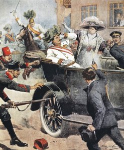 Arch Duke Franz Ferdinand and his wife