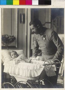Archduke Franz Ferdinand with His Son Maximilian by Artist Unknown