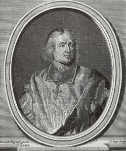 Jacques-Benigne Bossuet (1627-1704). English Theologian and Bishop. Portrait Copy from the Original of Hyacinthe Rigaud