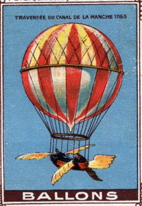 Balloon during the crossing of the Channel Canal by Artist Unknown