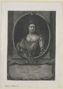 Empress Catherine I of Russia by Artist Unknown