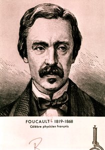 Portrait of Jean Bernard Leon Foucault (etching) by Artist Unknown