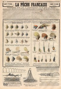 French Fishing: Artificial Fly by Artist Unknown