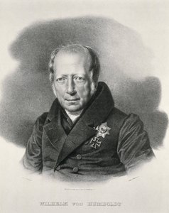 Wilhelm von Humboldt (1767-1835). German Statesman and Philosopher. Lithography
