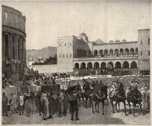 History of Sicily: Roger I of Sicily called Roger Bosso and The Great Count entering Palermo in 1071