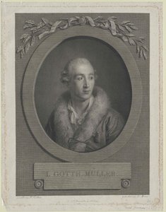 Johann Gotthard Mueller by Artist Unknown