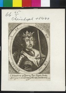 King Christopher III of Denmark and Sweden by Artist Unknown