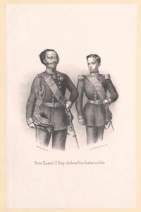 King of Italy Victor Emmanuel II by Artist Unknown