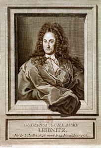 Portrait of Gottfried Wilhelm Leibniz (etching)