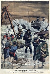 Rescue of Passengers from a French Liner on the Coast of Asia Minor by Artist Unknown