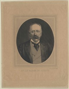 Moritz Baron Hirsch on Gereuth by Artist Unknown