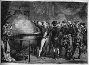 Napoleon Bonaparte Visiting the Louvre with Charles James Fox by Artist Unknown