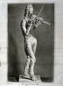 Portrait-Caricature of Niccolò Paganini by Artist Unknown