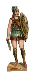 Portrait of Achilles, Greek Hero of the Trojan War