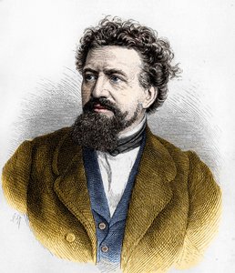 Portrait of Hermann von Lingg by Artist Unknown